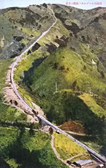 Hillside Prints: Kintetsu Ikoma Cable Line - Nara Prefecture, Japan