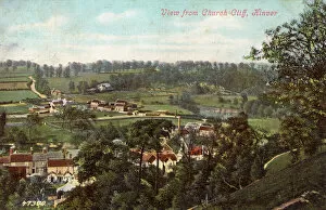 Cliff Collection: Kinver, Staffordshire - view from Church Cliff