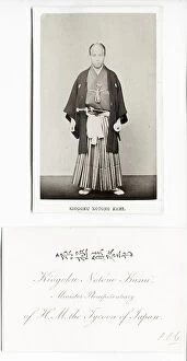 Visite Collection: Kiogoku Notono Kami, Japanese diplomat to Britian, 1862