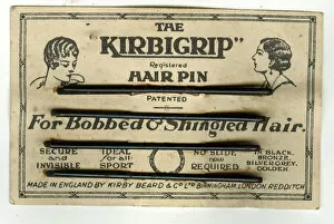 Bobbed Collection: Kirbigrip Hair Pins on a card