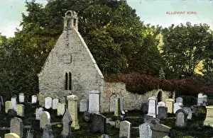 Ayrshire Prints: Kirk - Church, Alloway, Ayrshire