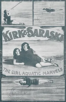 Aquatic Gallery: Kirk and Saraski music hall aquatic acrobats