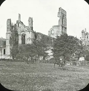 Kirkstall Prints: Kirkstall Abbey, Cistercian monastery, Leeds, West Yorkshire