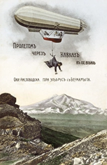 Images Dated 4th April 2011: Kislovodsk - Russia - a humourous card