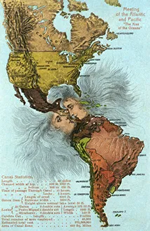 Engineering Collection: Kiss of the Oceans - Atlantic meets Pacific - Panama Canal