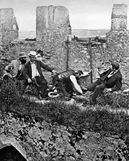 Kisses Prints: Kissing the Blarney Stone, Ireland