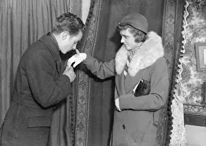 Flap Prints: Kissing a Ladys Hand