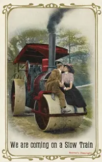 Atop Prints: Kissing on a Steamroller