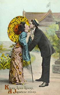Images Dated 1st March 2012: Kissy-kiss-kissy a Japanese missy