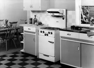 Kitchens Prints: KITCHEN / CIRCA 1960