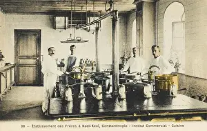 Kettles Prints: Kitchen of the Commercial Religious Institute, Istanbul