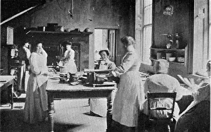 Pontefract Prints: Kitchen, Inebriates Reformatory, Ackworth, Yorkshire