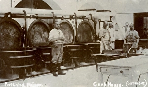 Kitchen and inmates, Portland Prison, Dorset
