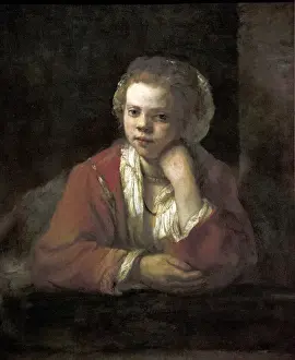 Maiden Prints: The Kitchen Maid, 1651, by Rembrandt Harmenszoon van Rijn