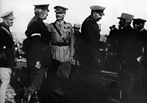 Birdwood Prints: Kitchener, Birdwood and a French general, WW1