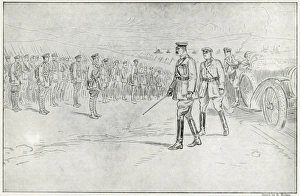 Advanced Gallery: Kitchener inspecting troops at Mudros, WW1