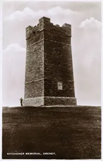 Drowned Prints: Kitchener Memorial, Orkney, Scotland