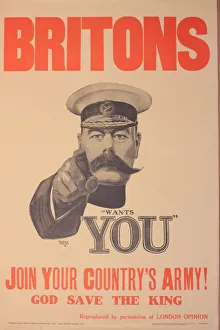 WWI Posters Gallery: Kitchener Poster - Your Country Needs You