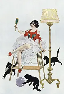 Kitty Prints: Kitty by Edmund Blampied