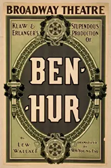 Erlanger Prints: Klaw & Erlangers stupendous production of Ben-Hur by Lew Wa