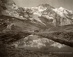 Peaks Prints: The Kleine Scheidegg, Switzerland, Hotel Bellevue - Jungfrau