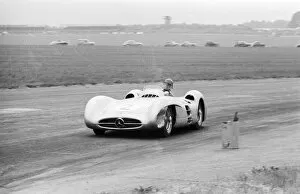 Competitor Collection: Kling in Mercedes, Silverstone, England
