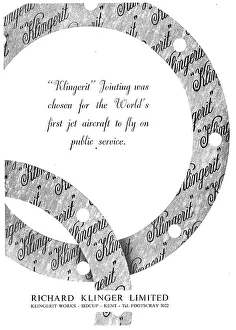 Asbestos Prints: Klingerit Asbestos Jointing