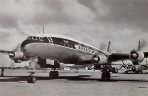 Lockheed Prints: KLM Super Constellation Flying Dutchman passenger plane