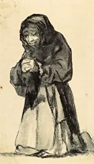 Kneeled Woman praying