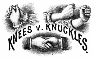 Aggressive Gallery: Knees versus knuckles - handshake