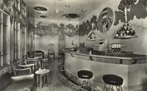 Lounge Prints: The Knickerbocker Bar on the S. S. Empress of Britain
