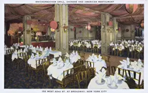 Jazz Age Club Prints: Knickerbocker Grill, New York