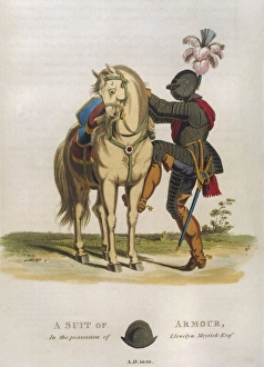 Shining Collection: A knight in armour mounts his horse