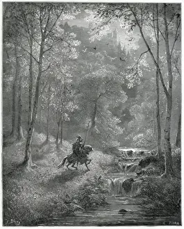 Heights Prints: KNIGHT IN FOREST