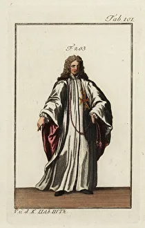 Robert Spallart Prints: Knight of the Order of Saint Stephen in ceremonial robes
