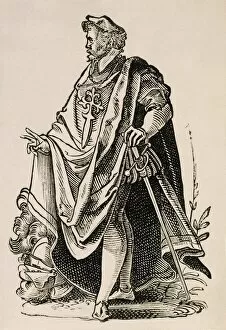 Knight of the Order of Santiago. Illustration