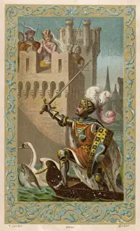 Cleves Prints: Knight of the Swan