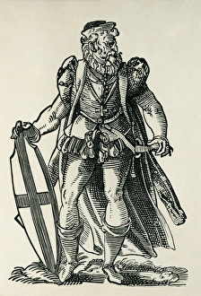 Amman Gallery: Knight of the Teutonic Order. Illustration on Cleri