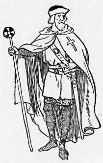 Images Dated 20th April 2020: A knight who guarded The Holy Sepulchre