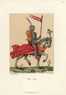 Iillustration Gallery: Knightly costume of the 15th century