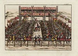 Anjou Gallery: The knights gather for a tournament for King