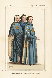 Clermont Prints: Knights of the Order of the Golden Shield, 1369