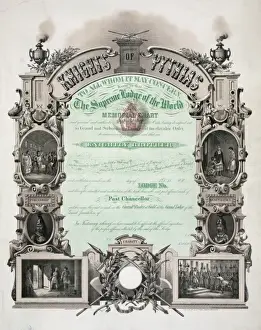 Concern Prints: Knights of Pythias, to all whom it may concern. Know ye that