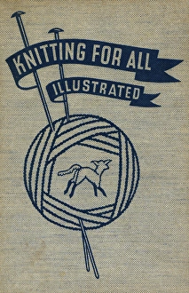Knitting for all Illustrated - front cover, c. 1940s Knitting for all Illustrated - front cover, c. 1940s
