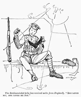 Packages Prints: Knitting humour, WW1