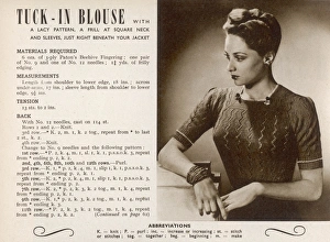 Knits Gallery: Knitting pattern