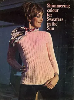 Knitting pattern, Womans Fashion Sweater