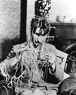 Spaghetti Prints: Knitting Spaghetti