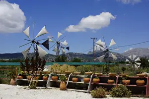Windmills Prints: Knossos, Crete, Greece - Plati