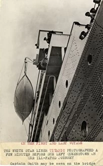 Vessel Collection: Last known photo of Captain Smith of RMS Titanic